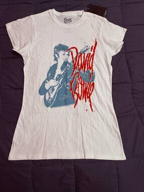 David Bowie T-Shirt by "Daisy Street Bowie" - Size: Small - NWT